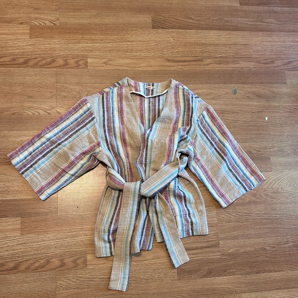 Faherty Striped Short/Jacket Set - Picture 3 of 5
